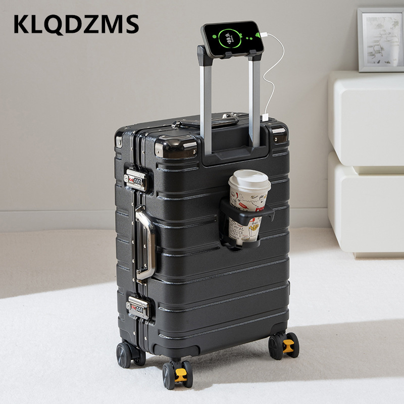 KLQDZMS Aluminum Frame Suitcas - đánh giá và giá Aluminum Case 65