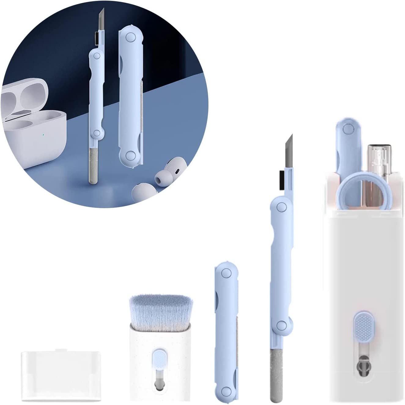 7 in 1 Electronic Cleaner Kit  - đánh giá và giá Keycap Puller Ring